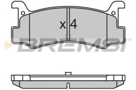 BREMSI BP2602 - PASTILLAS DE FRENO MAZDA, DAIHATSU