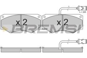 BREMSI BP2611 - PASTILLAS DE FRENO IVECO