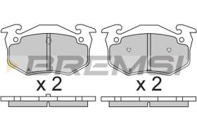 BREMSI BP2613 - PASTILLAS DE FRENO RENAULT