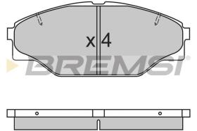 BREMSI BP2617 - PASTILLAS DE FRENO SUBARU LEGACY SUBARU IMPREZA SUB