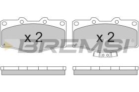 BREMSI BP2618 - PASTILLAS DE FRENO TOYOTA