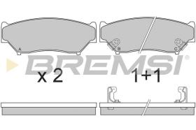 BREMSI BP2620 - PASTILLAS DE FRENO SUZUKI, GEO