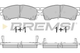 BREMSI BP2622 - PASTILLAS DE FRENO MAZDA, LEXUS, FORD USA