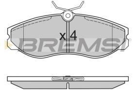 BREMSI BP2624 - PASTILLAS DE FRENO FORD, NISSAN, LDV