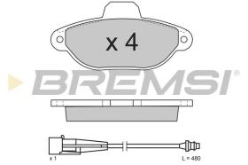 BREMSI BP2626 - PASTILLAS DE FRENO FIAT, LANCIA