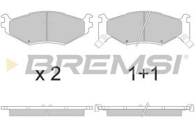 BREMSI BP2629 - PASTILLAS DE FRENO DODGE, CHRYSLER