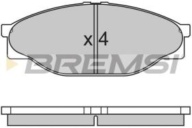 BREMSI BP2633 - PASTILLAS DE FRENO TOYOTA