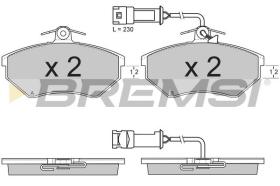 BREMSI BP2637 - PASTILLAS DE FRENO VW