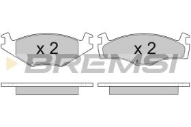 BREMSI BP2645 - PASTILLAS DE FRENO VW, SEAT