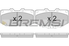 BREMSI BP2649 - PASTILLAS DE FRENO NISSAN, SUBARU