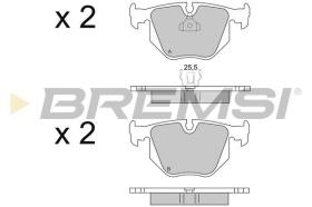 BREMSI BP2652 - PASTILLAS DE FRENO BMW, LAND ROVER