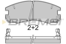 BREMSI BP2654 - PASTILLAS DE FRENO TOYOTA