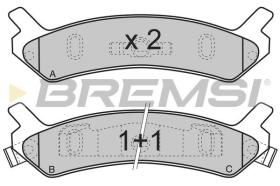 BREMSI BP2655 - PASTILLAS DE FRENO HYUNDAI