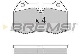 BREMSI BP2660 - PASTILLAS DE FRENO BMW, NISSAN