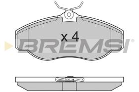 BREMSI BP2661 - PASTILLAS DE FRENO LAND ROVER