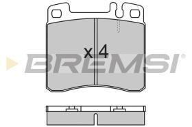 BREMSI BP2662 - PASTILLAS DE FRENO MERCEDES-BENZ