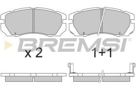 BREMSI BP2663 - PASTILLAS DE FRENO SUBARU