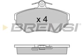 BREMSI BP2674 - PASTILLAS DE FRENO VW, AUDI