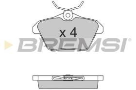 BREMSI BP2680 - PASTILLAS DE FRENO FIAT, VW, ALFA ROMEO, LANCIA