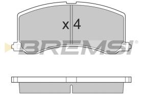 BREMSI BP2684 - PASTILLAS DE FRENO SUZUKI