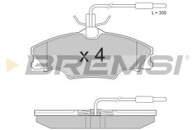 BREMSI BP2686 - PASTILLAS DE FRENO PEUGEOT