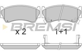 BREMSI BP2691 - PASTILLAS DE FRENO NISSAN, SUZUKI