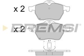 BREMSI BP2692 - PASTILLAS DE FRENO OPEL, SAAB