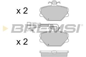 BREMSI BP2693 - PASTILLAS DE FRENO FSO