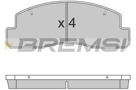 BREMSI BP2696 - PASTILLAS DE FRENO TOYOTA