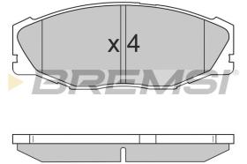 BREMSI BP2697 - PASTILLAS DE FRENO TOYOTA