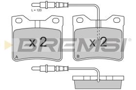 BREMSI BP2705 - PASTILLAS DE FRENO MERCEDES-BENZ