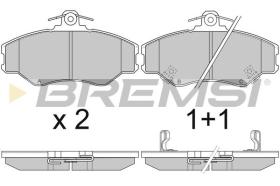 BREMSI BP2708 - PASTILLAS DE FRENO HYUNDAI