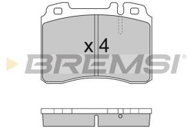 BREMSI BP2709 - PASTILLAS DE FRENO MERCEDES-BENZ