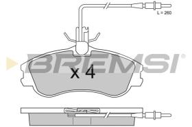 BREMSI BP2711 - PASTILLAS DE FRENO PEUGEOT, CITROEN