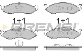 BREMSI BP2715 - PASTILLAS DE FRENO KIA, JEEP