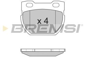 BREMSI BP2716 - PASTILLAS DE FRENO LAND ROVER