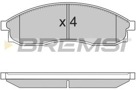 BREMSI BP2726 - PASTILLAS DE FRENO NISSAN