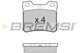 BREMSI BP2728 - PASTILLAS DE FRENO PEUGEOT