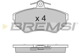 BREMSI BP2730 - PASTILLAS DE FRENO VW, SEAT