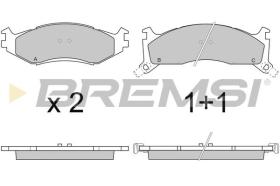 BREMSI BP2739 - PASTILLAS DE FRENO PLYMOUTH, CHRYSLER