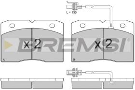 BREMSI BP2744 - PASTILLAS DE FRENO ALFA AR IVECO DAILY I