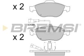 BREMSI BP2746 - PASTILLAS DE FRENO FIAT, ALFA ROMEO, LANCIA