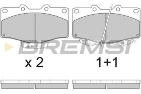 BREMSI BP2748 - PASTILLAS DE FRENO TOYOTA