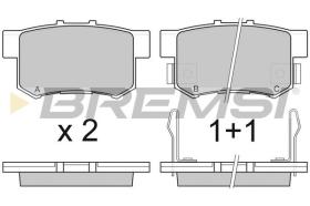 BREMSI BP2750 - PASTILLAS DE FRENO SUZUKI, ROVER, HONDA, ACURA