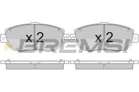 BREMSI BP2754 - PASTILLAS DE FRENO LEXUS