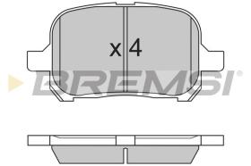 BREMSI BP2761 - PASTILLAS DE FRENO TOYOTA, LEXUS