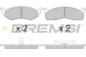BREMSI BP2765 - PASTILLAS DE FRENO PLYMOUTH, DODGE, CHRYSLER