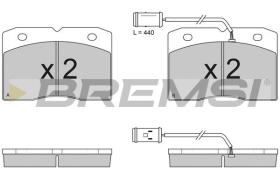 BREMSI BP2768 - PASTILLAS DE FRENO IVECO