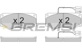 BREMSI BP2769 - PASTILLAS DE FRENO IVECO