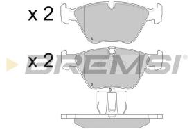 BREMSI BP2773 - PASTILLAS DE FRENO BMW, MG